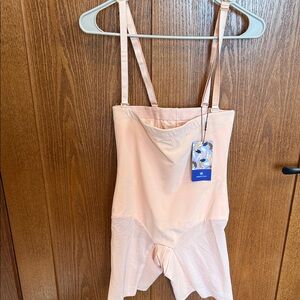 Honeylove SuperPower Short Blush Shapewear with Adjustable Straps